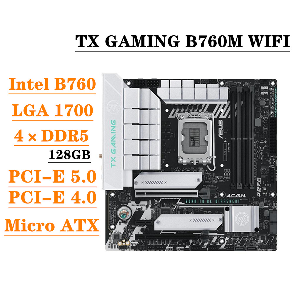 Intel Cpu Core I9 - Tarjeta Madre ASUS TX GAMING B760M