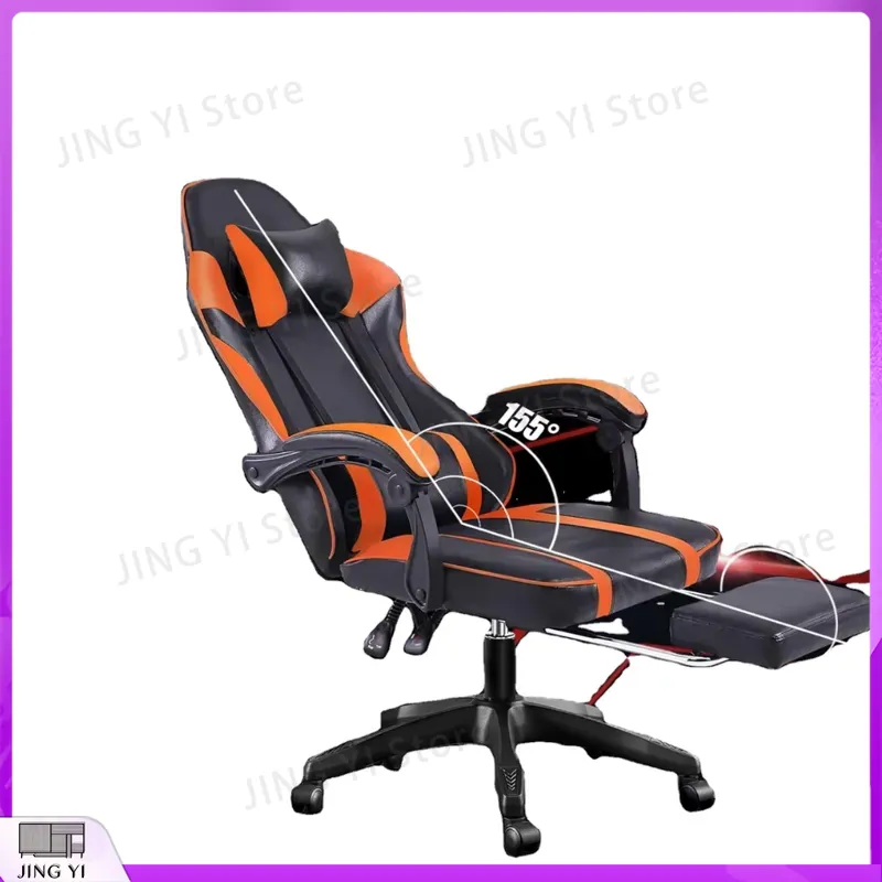 Pc Gaming Orange - Silla de Juego Ajustable Naranja con
