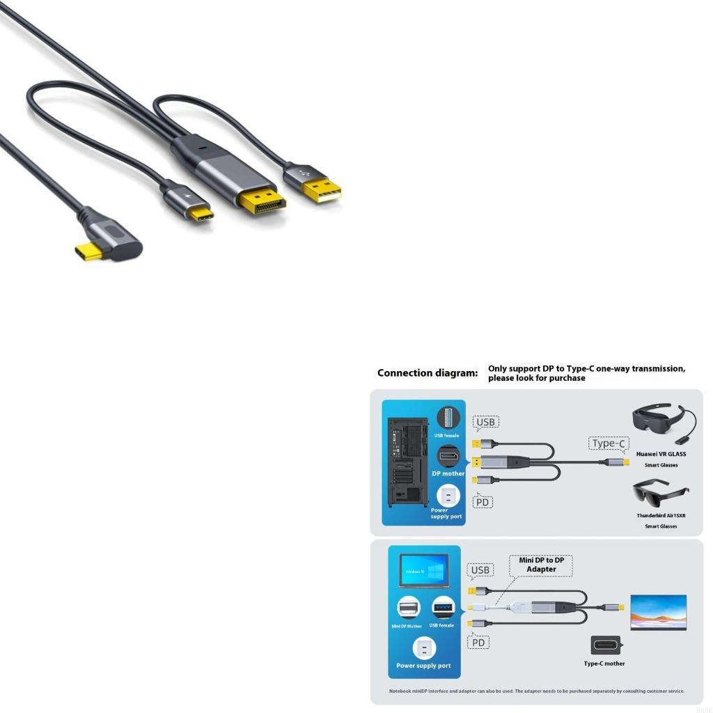 Pc Zotac Gaming - USB C a DisplayPort 4K@60Hz Cable