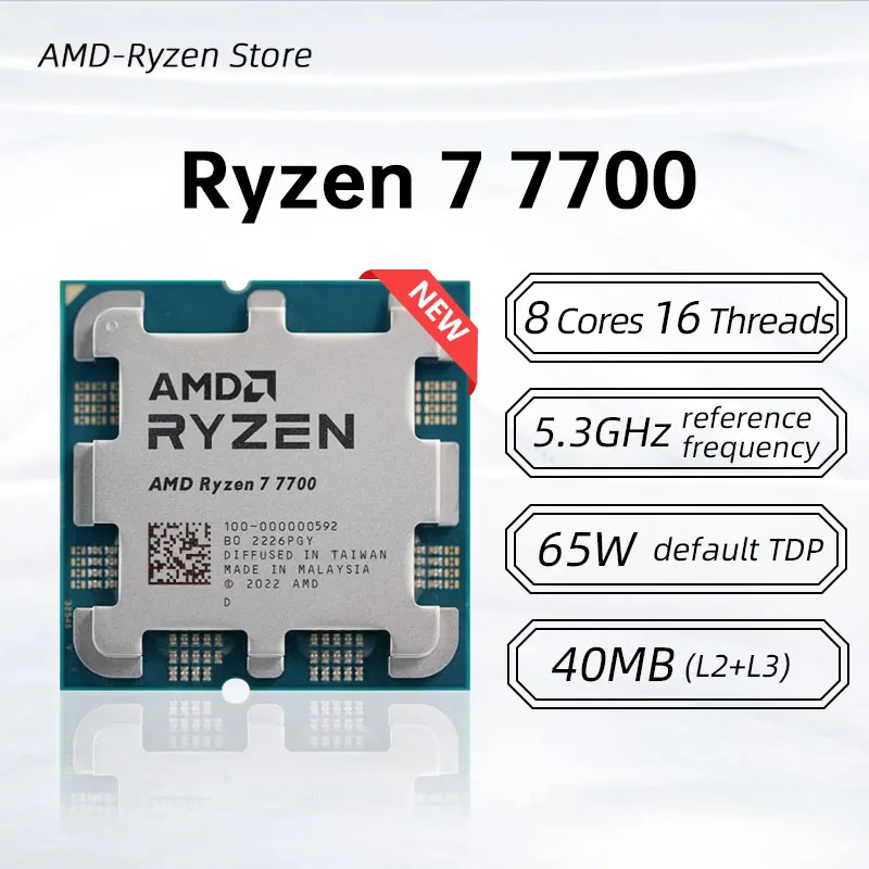 Nuevo procesador AMD Ryzen 7 7 - Pc Gaming Ryzen reseña y precio
