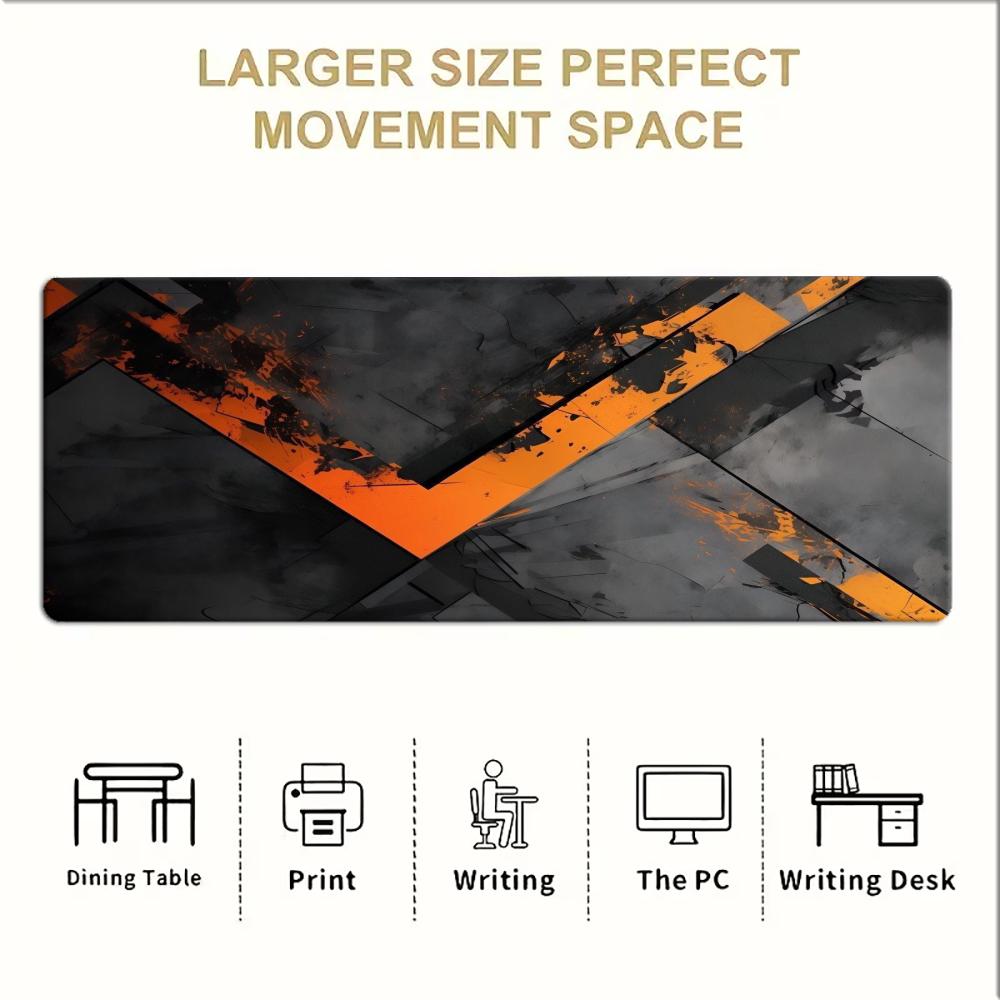 Alfombrilla de Escritorio Gran - Pc Gaming Orange reseña y precio