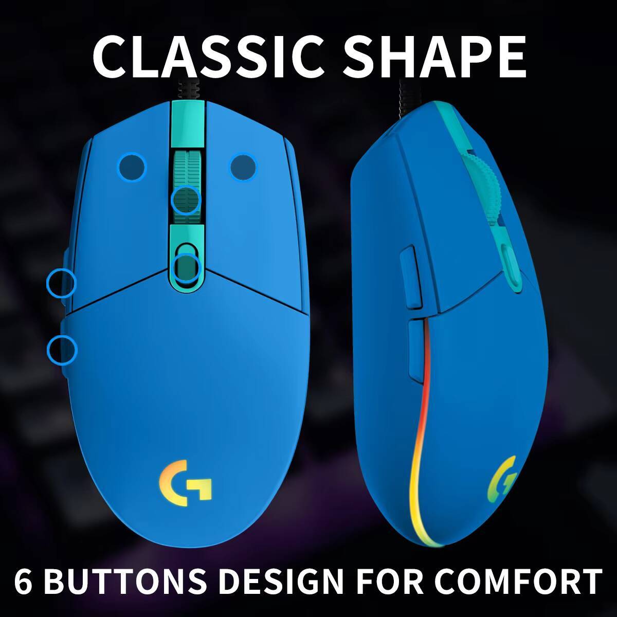 Ratón para Juegos Logitech G20 - Pc Gaming Logitech reseña y precio