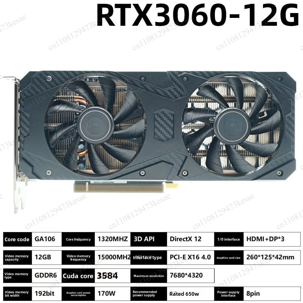 Tarjeta Gráfica RTX 3060 12G G - Pc Gaming Rtx 3060 reseña y precio