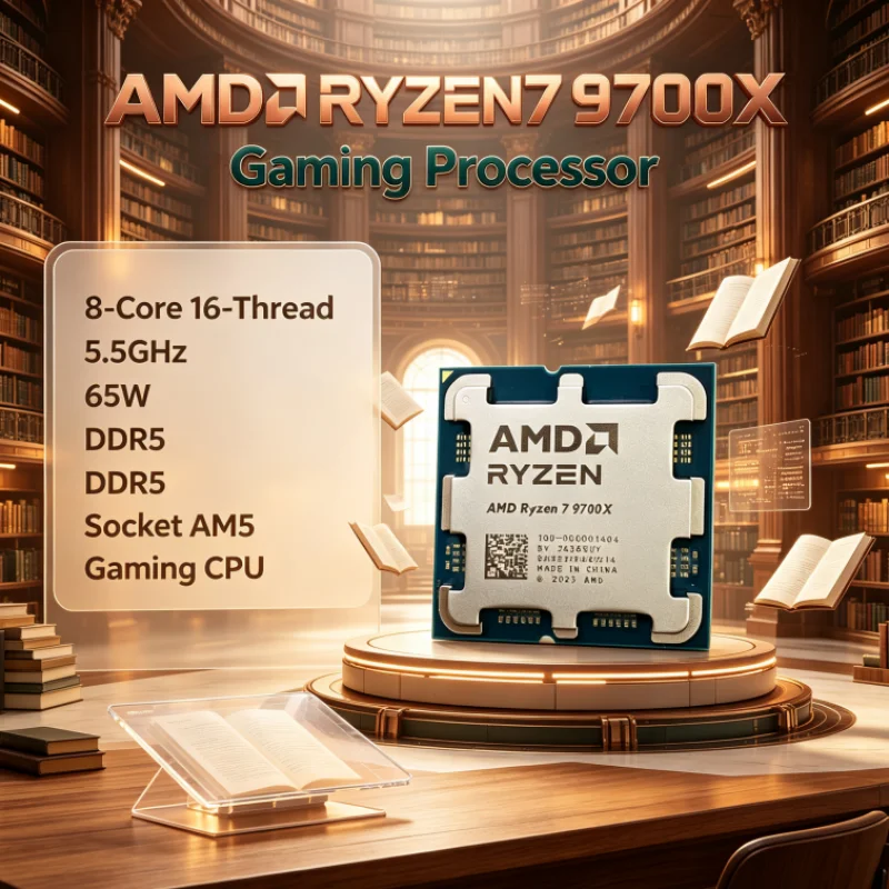 AMD Ryzen 7 9700X 8 Núcleos 16 - Pc Gaming Ddr5 reseña y precio