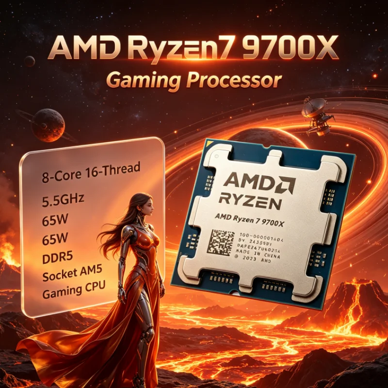 AMD Ryzen 7 9700X 8 Núcleos 16 - Pc Gaming Ddr5 reseña y precio