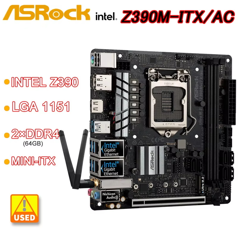 Placa base Asrock Z390M-ITX/AC - Intel Cpu Core I9 reseña y precio