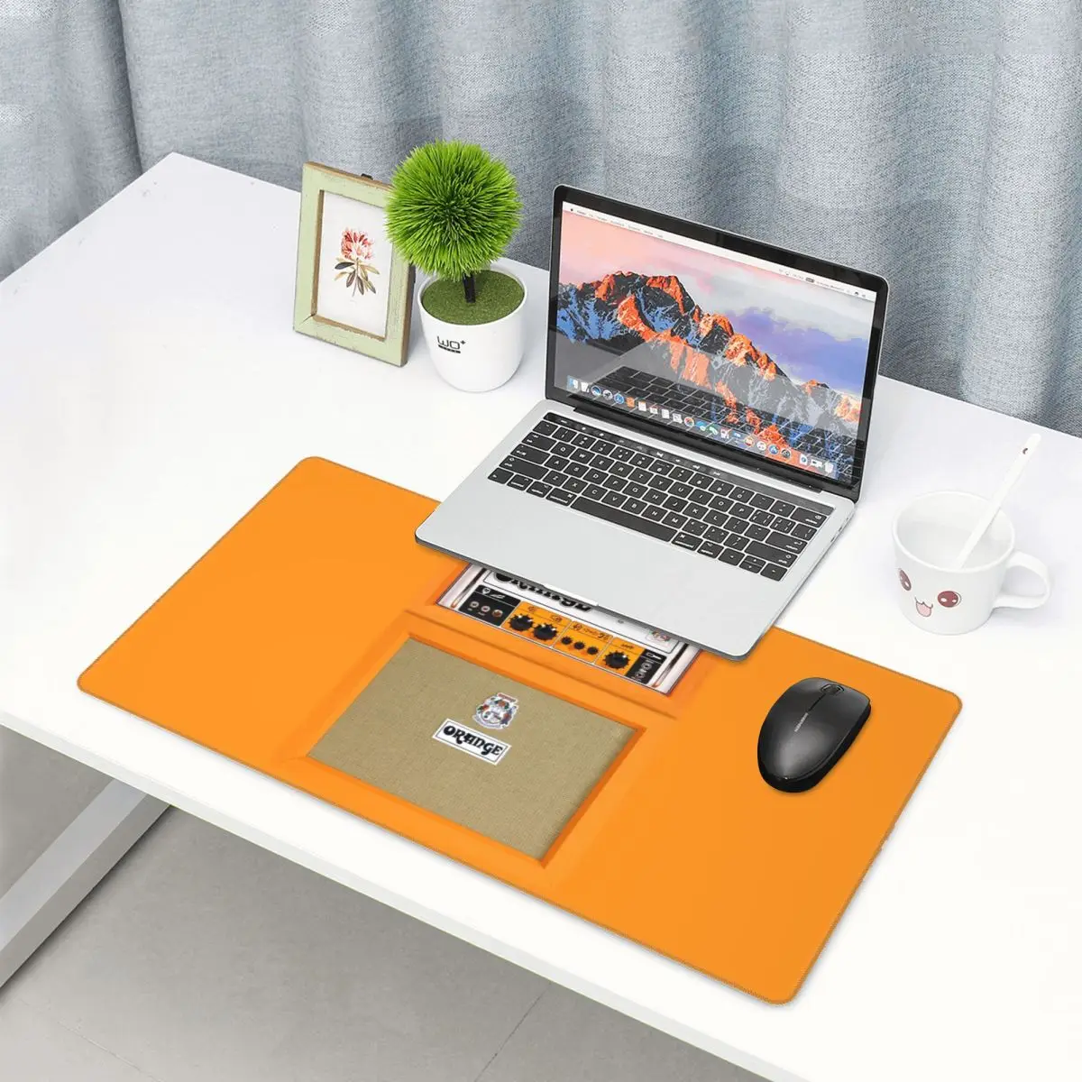 Alfombrilla de ratón grande de - Pc Gaming Orange reseña y precio