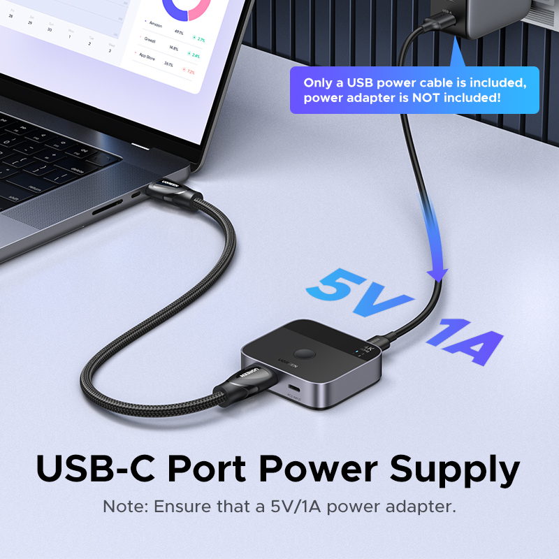 UGREEN HDMI USB C Switch 2 en  - Pc Zotac Gaming reseña y precio