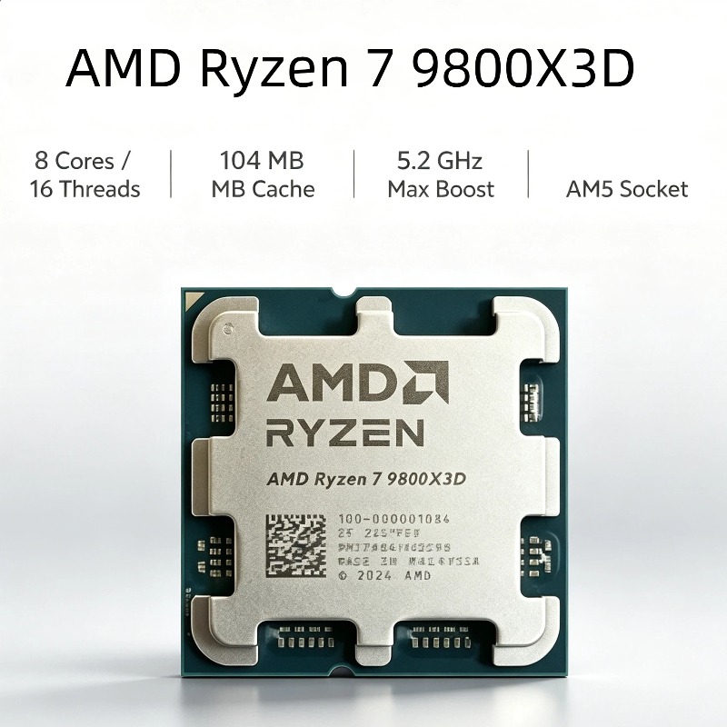 Procesador AMD Ryzen 7 9800X3D - Pc Gaming Ddr5 reseña y precio